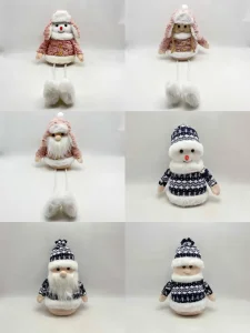 Wholesale Holiday Decor Snowmen Santa