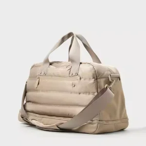 Large Capacity Outdoor Unisex Travel Bag Nylon Waterproof Weekender Duffle Bag Quilted Puffy Weekend Bag