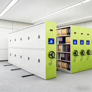 Intelligent Steel Dense Cabinet Series Movable Archive Shelves File Storage System Steel Dense Cabinet Movable Archive Cabinet