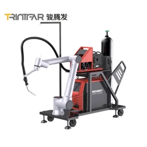 6-Axis Arm Arc Mig Mobile Welding Robot Workstation for Automated Welding of Pipe Steel Structures