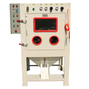 Automatic Rotary Drum Sand Blasting Machine Industrial Sandblasting Cabinet for Small Sized Accessories