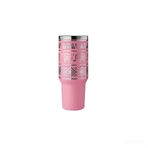 40oz Stainless Steel Double Wall Vacuum Tumbler with Lid and Straw for Hot and Cold Beverage
