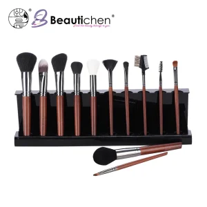 Beautichen 12PCS Professional Wooden Handle Makeup Brush Set