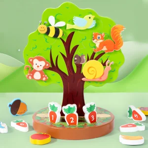 Montessori 3D Wooden Felt Toy
