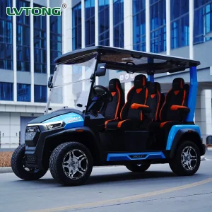 4 Seater Electric Golf Cart 76.8V 150ah Lithium Battery 7.5kw AC Motor Long Range 95 to 110km