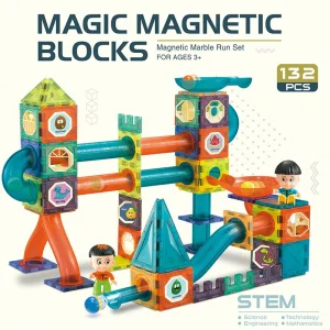 Marble Run Magnetic Tiles Educational Blocks