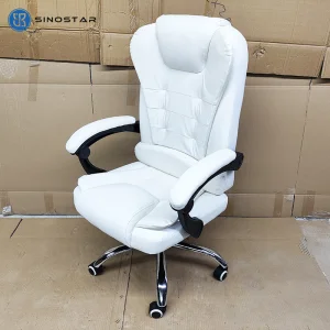 Professional Managerial Office Chair with Reinforced Frame and Supportive Design