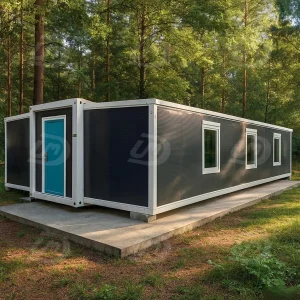 Factory Customized Luxury 3-in-1 Folding Family Prefab Home
