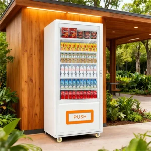 Custom Color Logo Design Branded Outdoor Retail Vending Machine