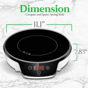 Dwholesale Cooktop1500W Electric Indoor Hot Plate Portable Single Burner Induction Cooker