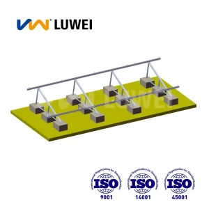 Solución versátil de montaje en suelo para paneles solares de aluminio para energía