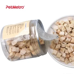 Gato golosina de calidad exportación hecha de carne de un solo ingrediente, comida para gatos liofilizada