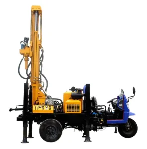 Tricycle Mounted Water Well Drilling Rig