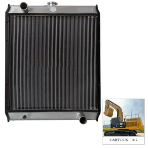 Sistema de Resfriamento de Alto Desempenho para Escavadora Caterpillar 312b