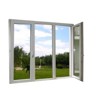 Most Popular China Factory Price Upvc Ventanas Pvc House Doors Windows 3 Panel Triple PVC Casement Window