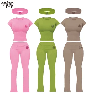 Womens Summer Cotton Spandex Loungewear