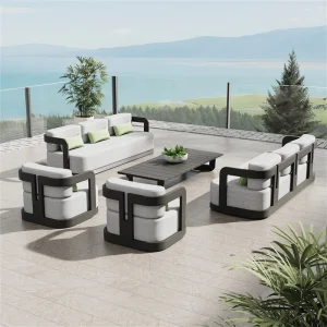 Outdoor Furniture Aluminum Sofa Set Garden Patio Couch