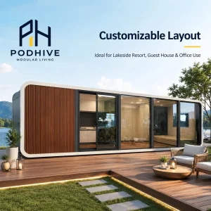 New Model Modular Apple House Apple Cabin Prefab Cabin House Tiny Wholesale Prefabricated Pod Luxury Prefabricated House