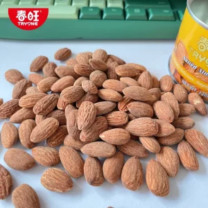 Dry Roasted Salted Badam Nuts Asian Savory Snack Almonds
