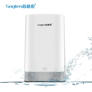 Two Filter Kitchen Chlorine Removal UF Water Filter No Electricity Ultra Filtration Counter Top Water Filtration System