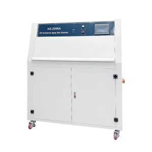 HZ-2008 Compact UV Weathering Tower | 0.1-1.5W/m&sup2; Adjustable Intensity | Real-Time UV Dose Monitoring | Textile Color Fastness