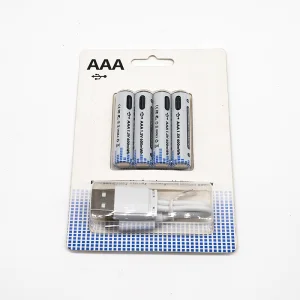 Rechargeable Lithium Battery Type c AAA