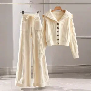 Womens Knit Sweater Wholesale Autumn Winter Set