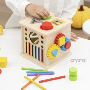 Montessori Intelligence Cube Bead Maze