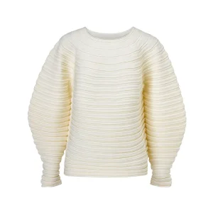 Famous Elegant Pleated Long Sleeve Blouse for Women Suppliers, Exporters