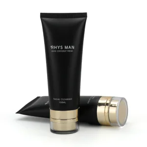 D40mm 60ml 100ml 120ml PE Cosmetic Plastic Soft Tube Packaging With Acrylic Flip-top For Facial Hand Cream Tube