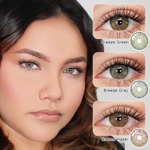 Colored Contact Lenses Breeze Gray Soft Eye Lens