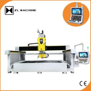 Automatic 5 Axis CNC Sawjet Machine for Ceramic, Marble, Granite, Quartz, Porcelain Multifunctional Waterjet+Bridge Saw Cutting with Factory Price in Europe USA
