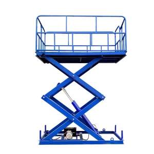 CE 1000kg 2000kg 5000kg Assembly Line Hydraulic Fixed Cargo Lift Scissor Material Lift Platform for Warehouse