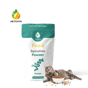 Feed Grade Natural High-Protein Spirulina Algae Powder for Fish, Pet