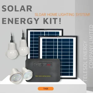 High Quality Solar Home System OEM/ODM/SKD with 4 LED Bulbs