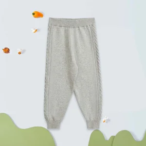 Suéter de cachemira puro tejido para niñas clásicas, estilo campus, invierno, color sólido, ropa para niños de mediana edad