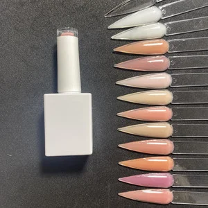 Hot Sale 15ml UV Gel Free Samples Brush-On Builder Liquid Poly Gel Polish for Nail Extensions in Bottle From the Best Seller