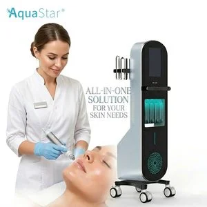 Aqua Star 2026 Professional Hydrodermabrasion Machine 10-in-1 Oxygen Jet Facial Device For Deep Pore Cleaning Acne Removal