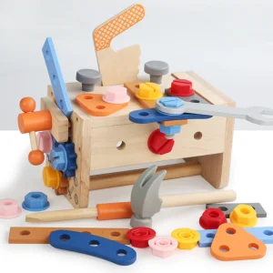 Montessori Wooden Tools Box Carpenter Set