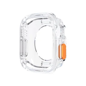 Factory Price Watch Case for Apple Watch S10 Matte TPU Bumper Cut-out Semi-Enclosed Case Back Circular Hole Protective Case