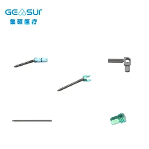 Disposable Titanium Domino Connector Surgical Instrument Orthopaedic Implant Posterior Spinal Internal Fixation 5.5 System
