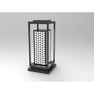 DNT.001.12 Premium LED Garden Light Warm White Landscape Lamp Solar Power Aluminum Body 3000K Color for Theme Park Landscape