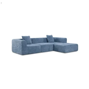 High Back Sofa with Lumbar Pillow for Extra Posture Support