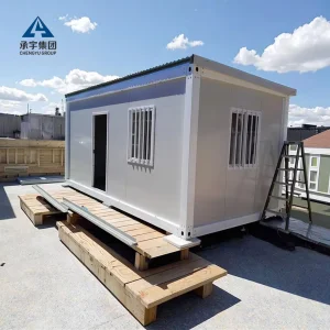 CY 40ft Prefab Steel Modular Tiny House Detachable Container Cabin Shop Emergency Rescue Mobile House Sandwich Panel Bedroom