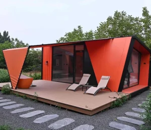 Cabina de café modular prefabricada de lujo
