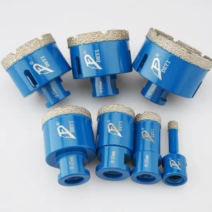 Brocas de núcleo de diamante con soldadura al vacío para azulejos de porcelana, mármol y granito