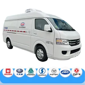 Foton 4.2m Temperature-Controlled Box-Type Refrigerated Truck Is a Dedicated Transport Vehicle for Medical Cold Chain Refrigerator Van Truck