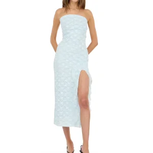 Trendy Sequined Satin Maxi Evening Dress