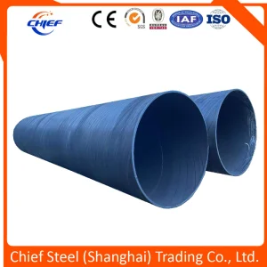 Q235 Black 20# 45# 16mn Large Diameter Spiral Welded Steel Pipe