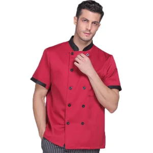 Uniforme de chef personalizado para hotel con logotipo bordado, ropa de trabajo para cocina de restaurante